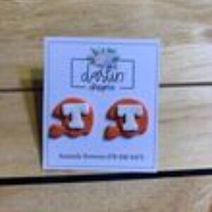 Handmade Clay Earrings University of Tennessee